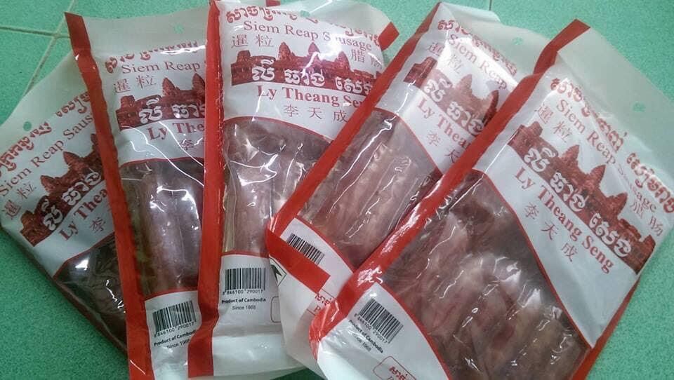 Lạp Xưởng Bò Campuchia 0,5kg