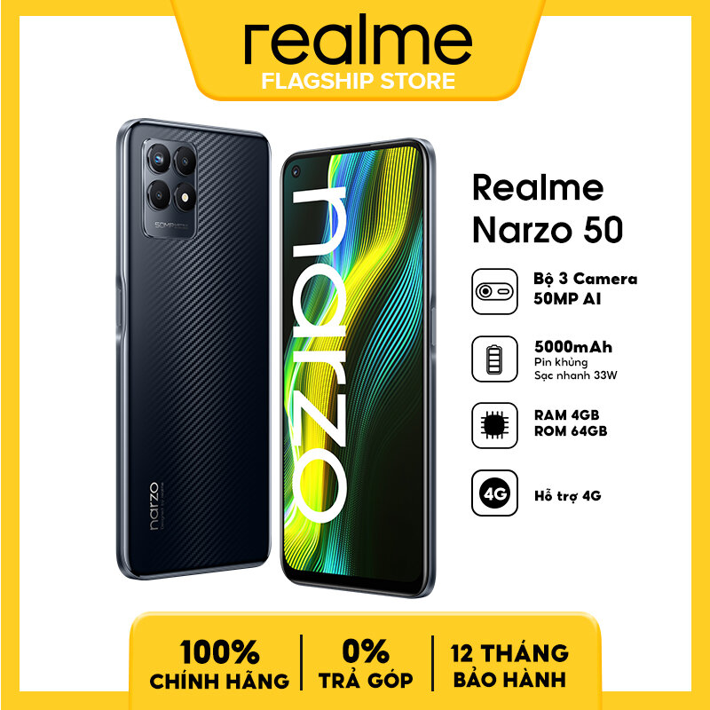 ĐIỆN THOẠI REALME NARZO 5G 4/64gb