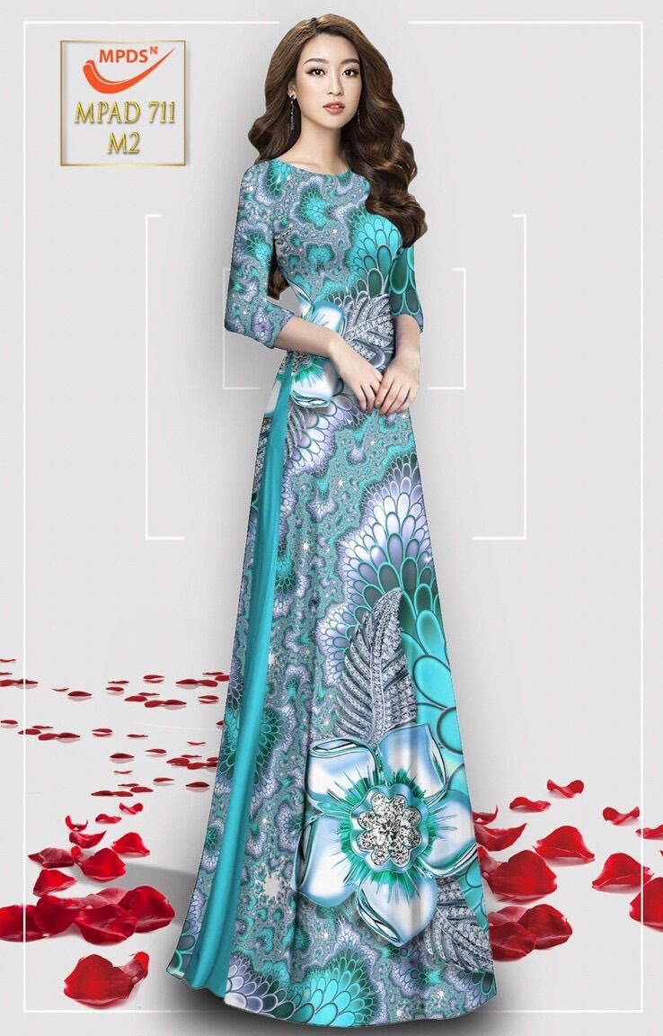 Vải áo dài (220k/ 1 áo), đẹp - độc - lạ - hợp xu hướng - đủ màu MS014