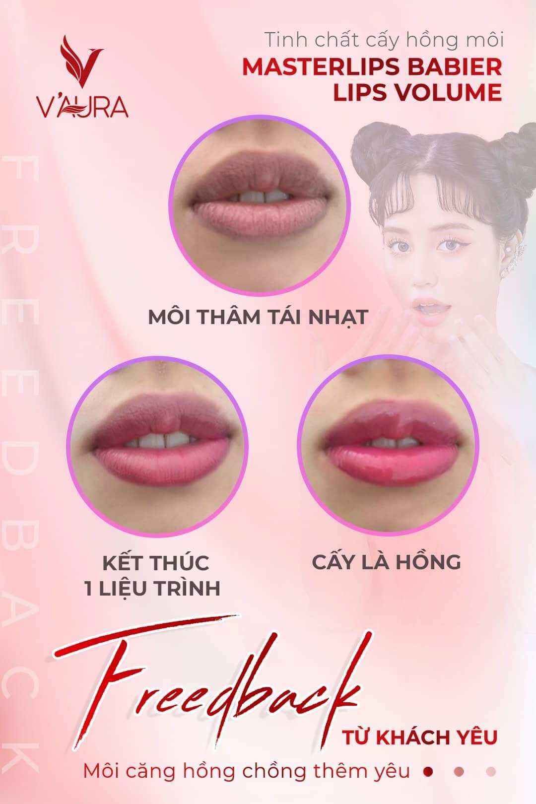 SERUM CẤY MÀU MÔI VAURA V3 (mẫu mới)