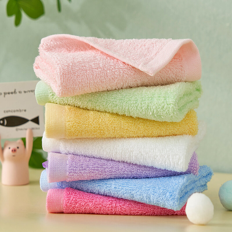 Khăn vuông nhỏ sợi tre đóng gói 10 chiếc khăn nhỏ vuông than tre trẻ em trẻ sơ sinh khăn tắm rửa mặt khăn mặt khăn nhỏ tốt hơn cotton