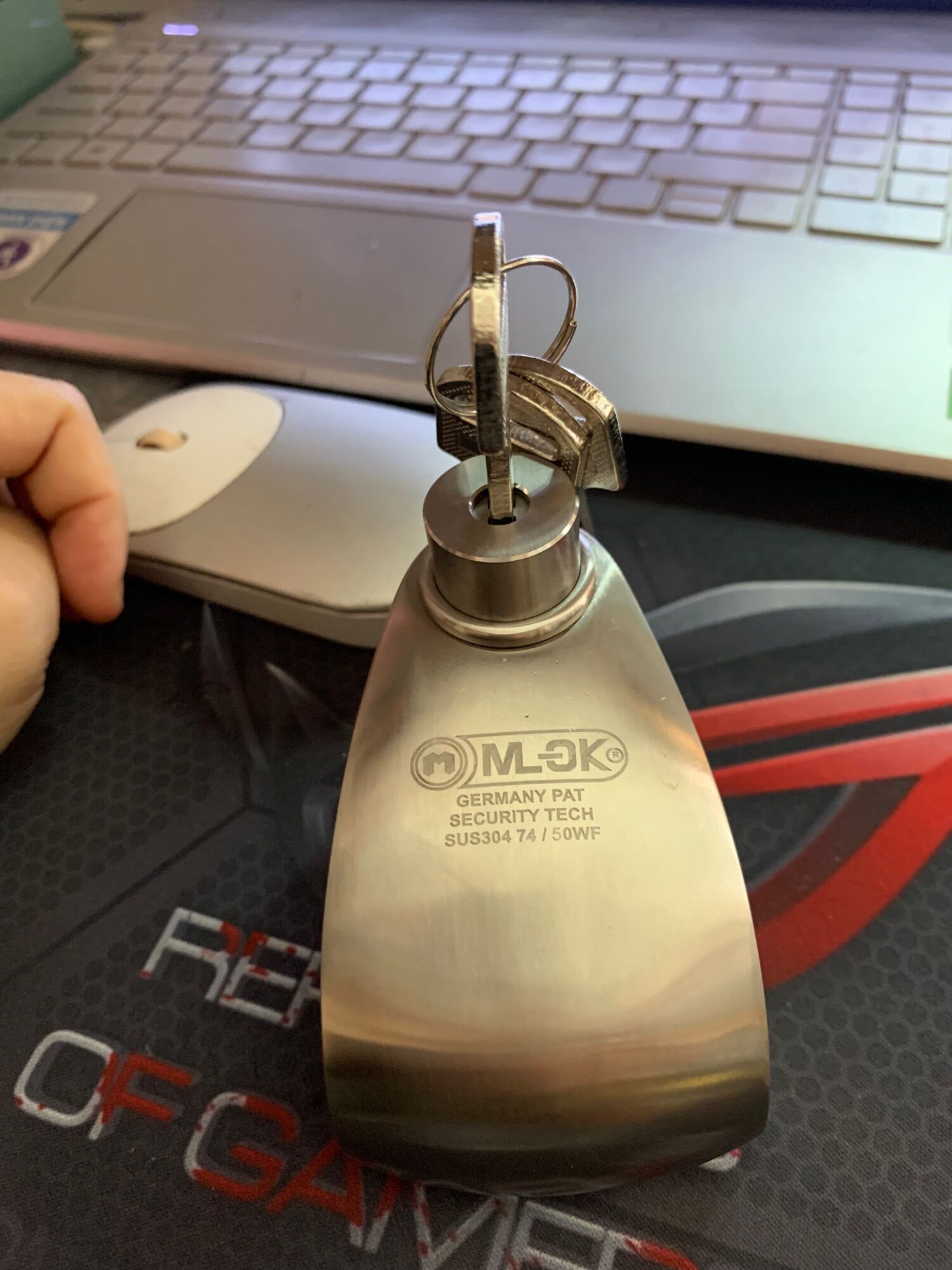 Khoá đĩa báo động xe máy Mlock W740SS
