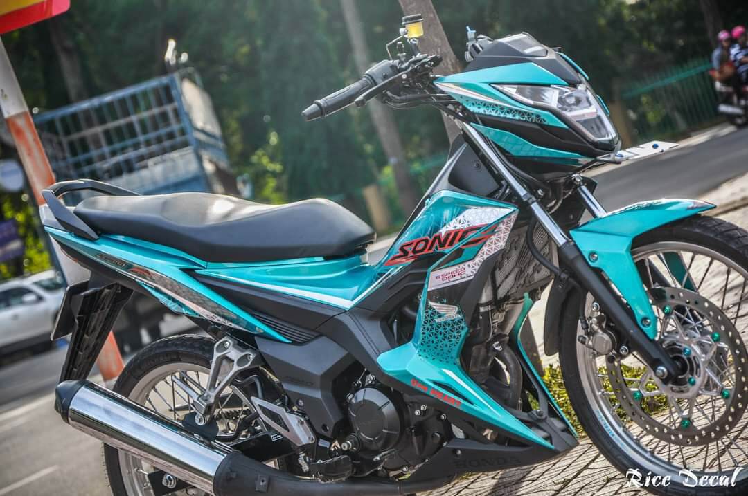 Tem rời sonic xanh lục bảo candy crom | tem xe chất lượng | mẫu mã đa dạng