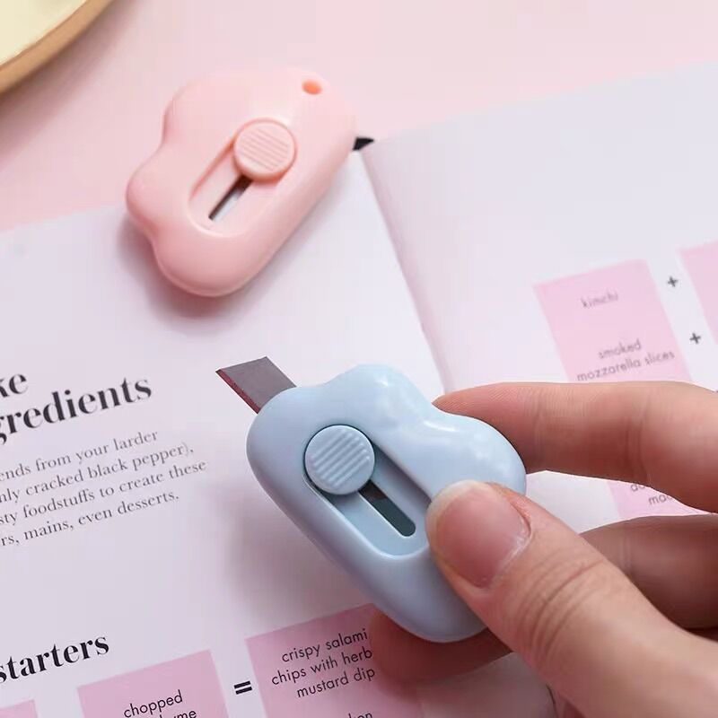 Dao Rọc Giấy Hình Đám Mây Dễ Thương Mini (Làm Móc Khóa)