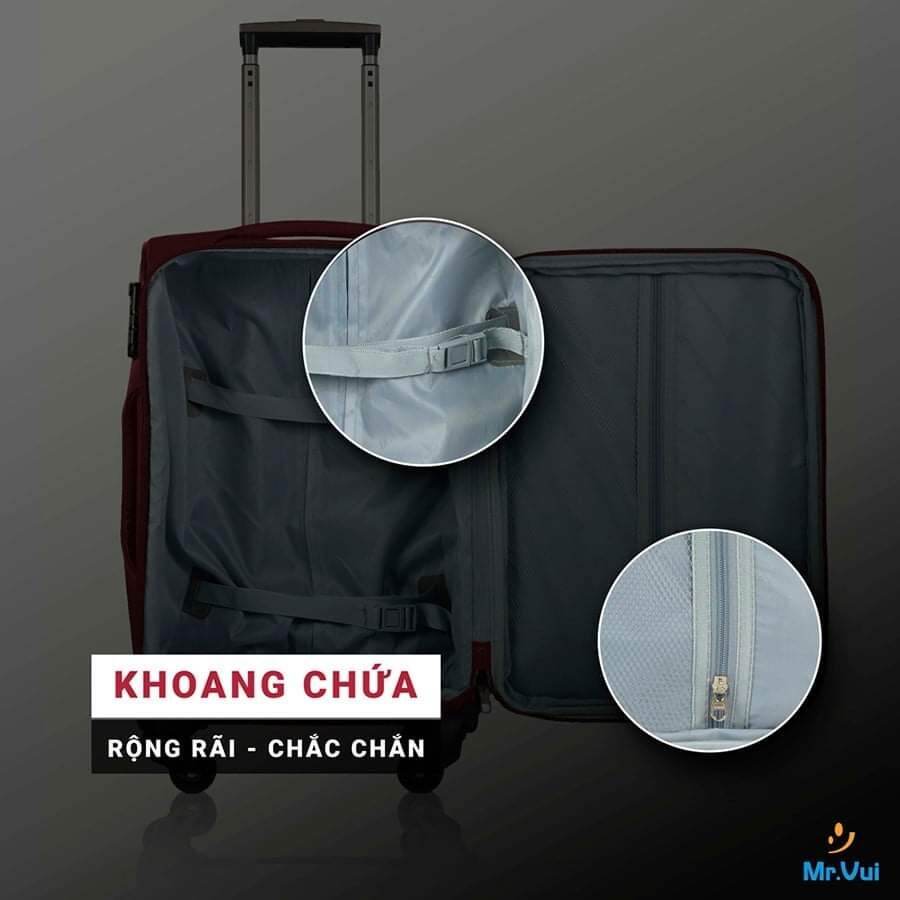 Vali vải Mr Vui 192 size 24