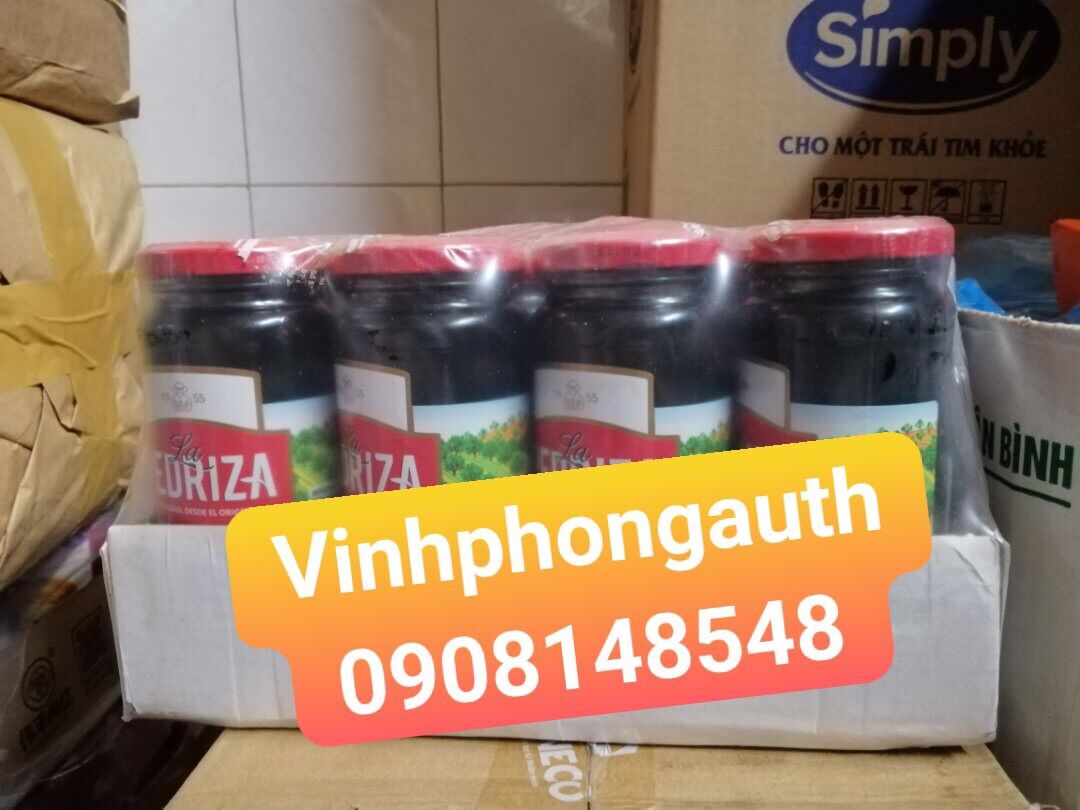 Quả Oliu Đen Tách Hạt La Pedriza 340gr