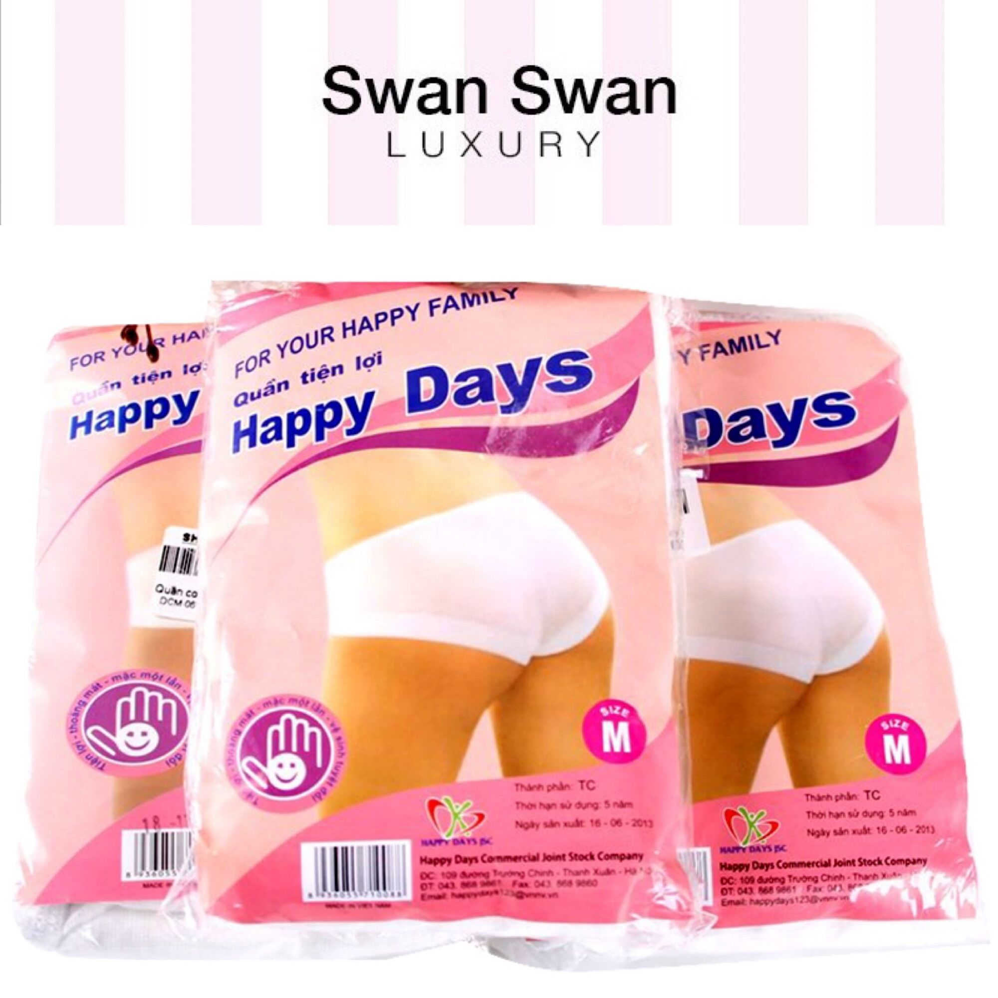 Combo quần lót giấy 6 cái
