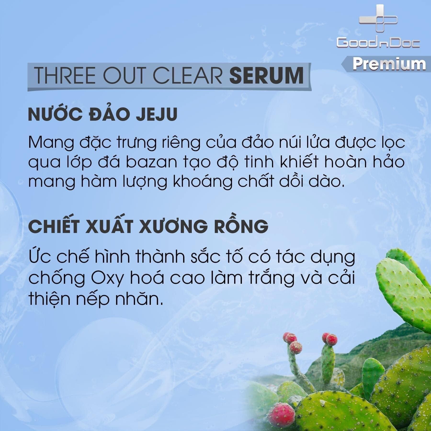 Three Out Clear Serum