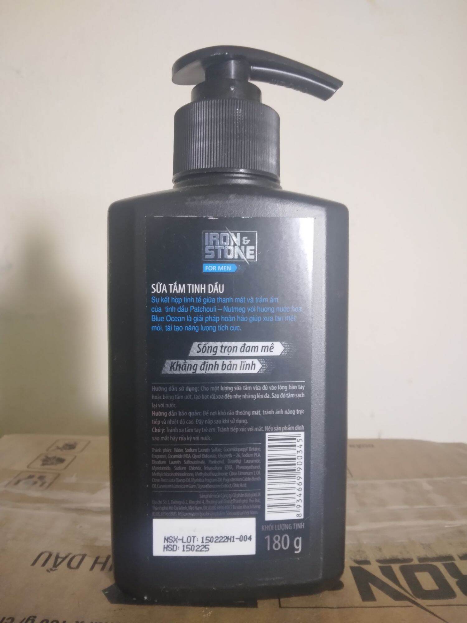 SỮA TẮM LIX IRON STONE 180G