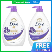 Dove| Sữa Tắm Dove Hydration Relaxing Hương Hoa Oải Hương Và Hoa Cúc 1L x2 Chai