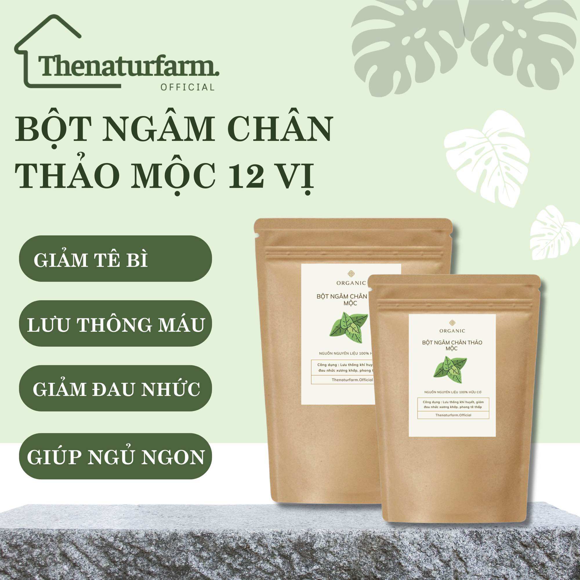Bột ngâm chân thảo dược 12 vị đặc biệt 100gr