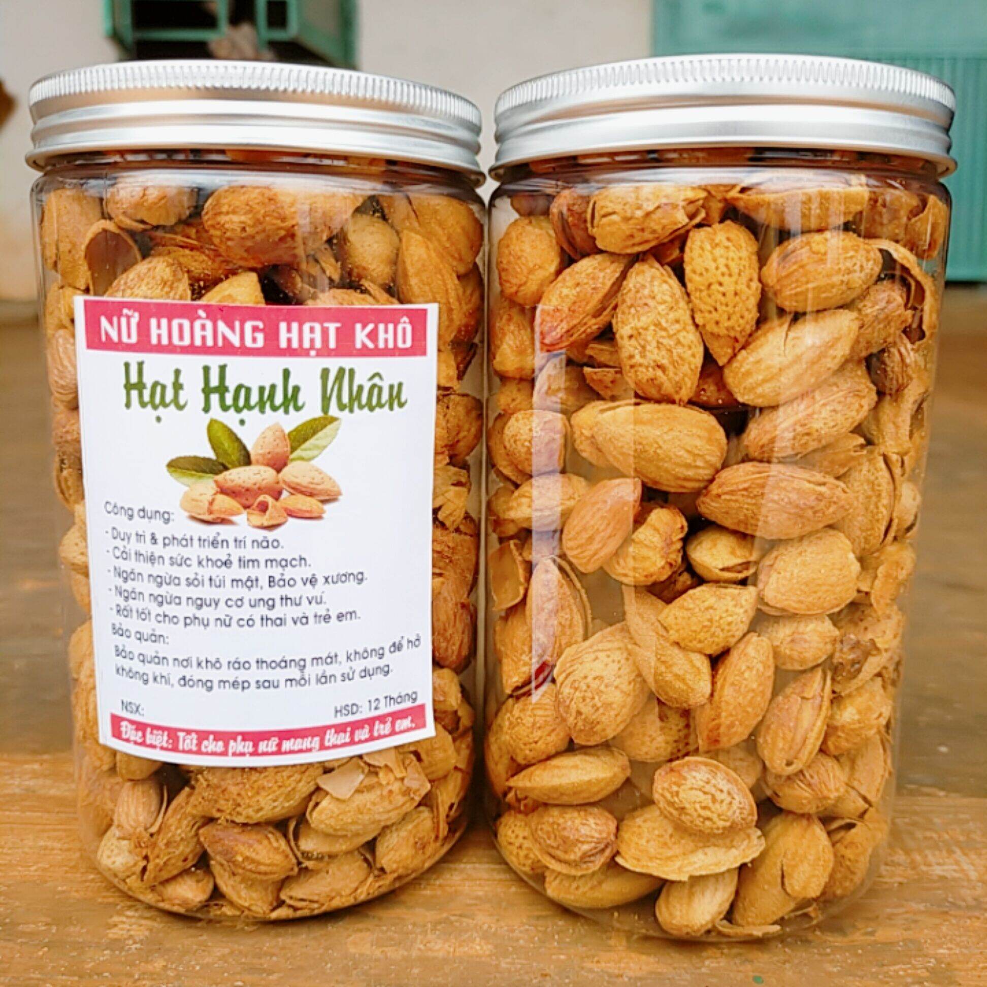 500g Hạnh nhân Rang Bơ Nhập Khẩu Mỹ Dòn, Thơm