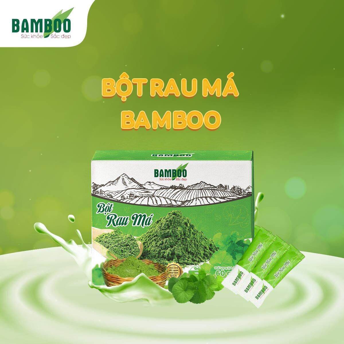Combo 2 hộp Bột rau má Bamboo
