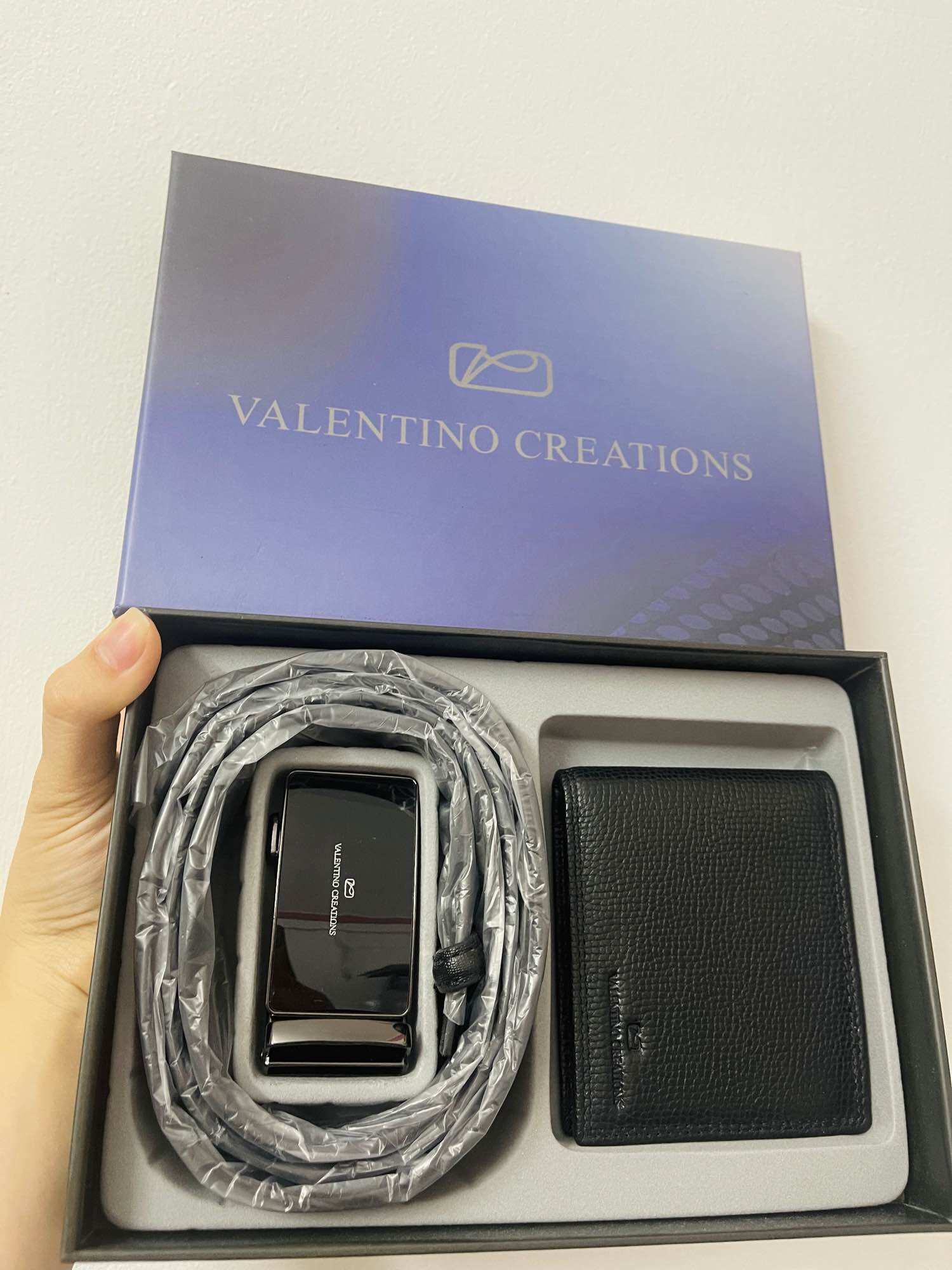 Sét Ví nịt Valentino Creations Authentic sale
