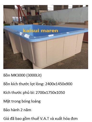 Bồn nuôi cá composite