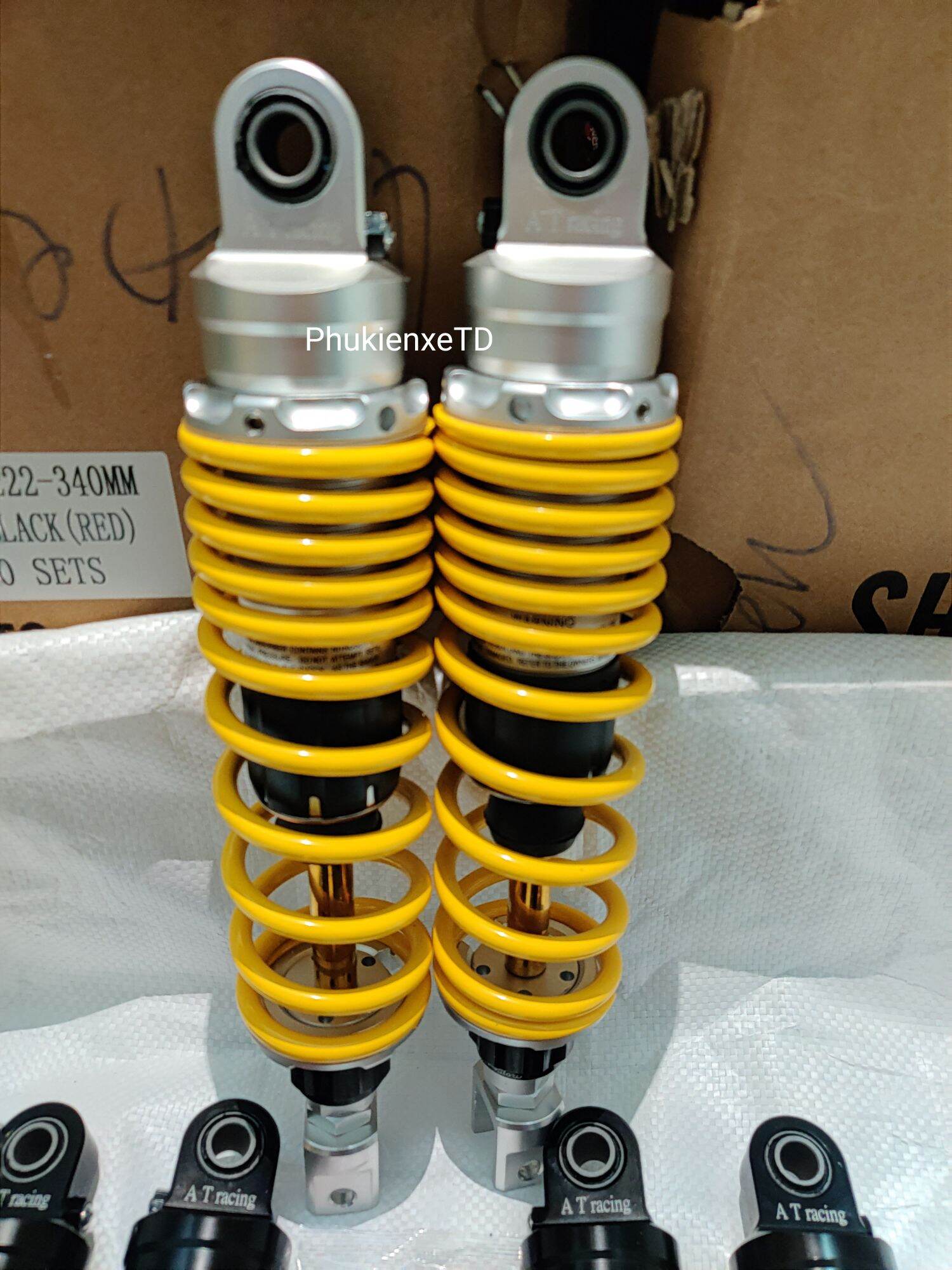 Phuộc Nitron /Ride It lắp Airblade Nouvo 4_5_6 PCX NVX Impulse...