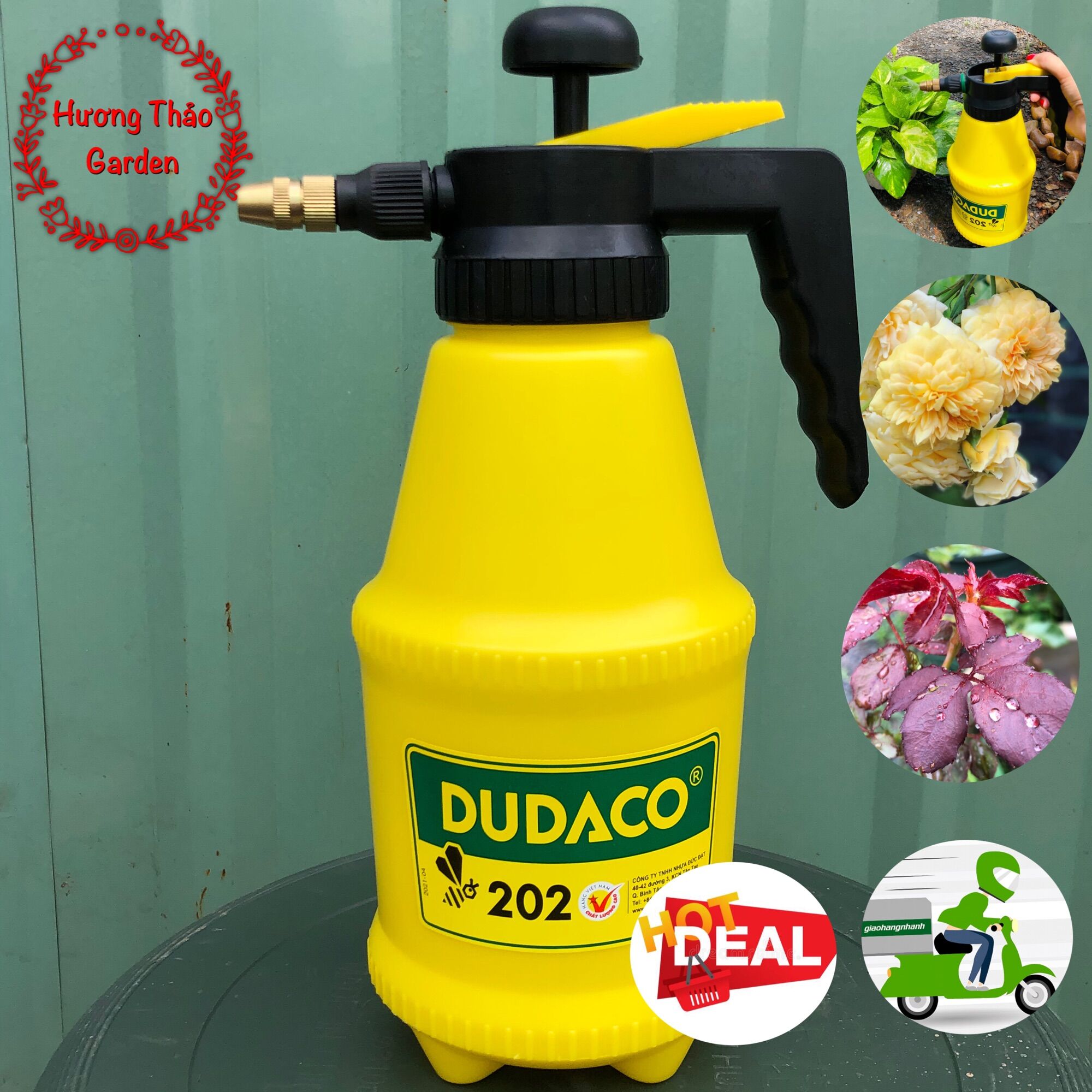 Bình xịt tưới cây phun sương 1l5 dudaco