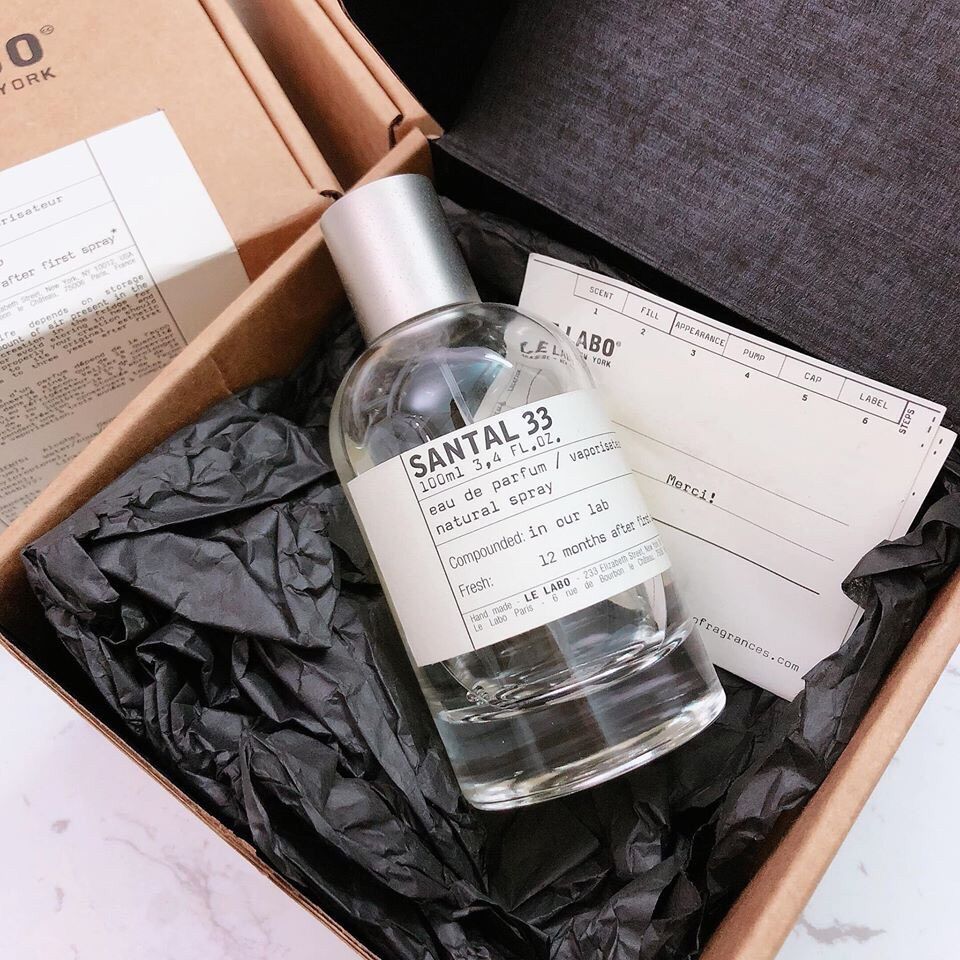 Mẫu thử nước hoa Santal lelabo 33 dạng xịt 10ml