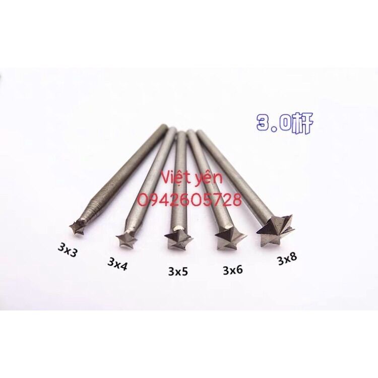 Bộ mũi tỉa cốt 3 ly