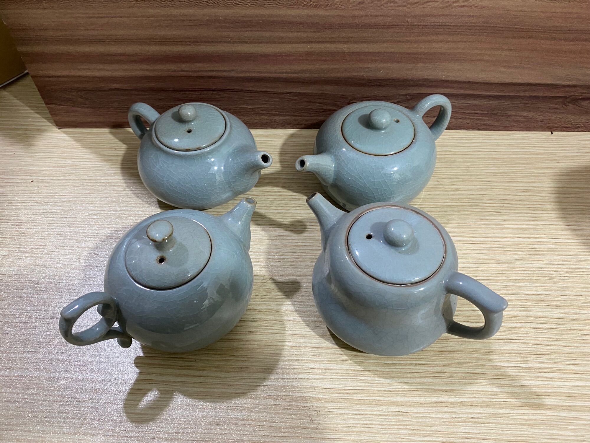 Ấm pha trà - mẫu lẻ, màu xám men rạn