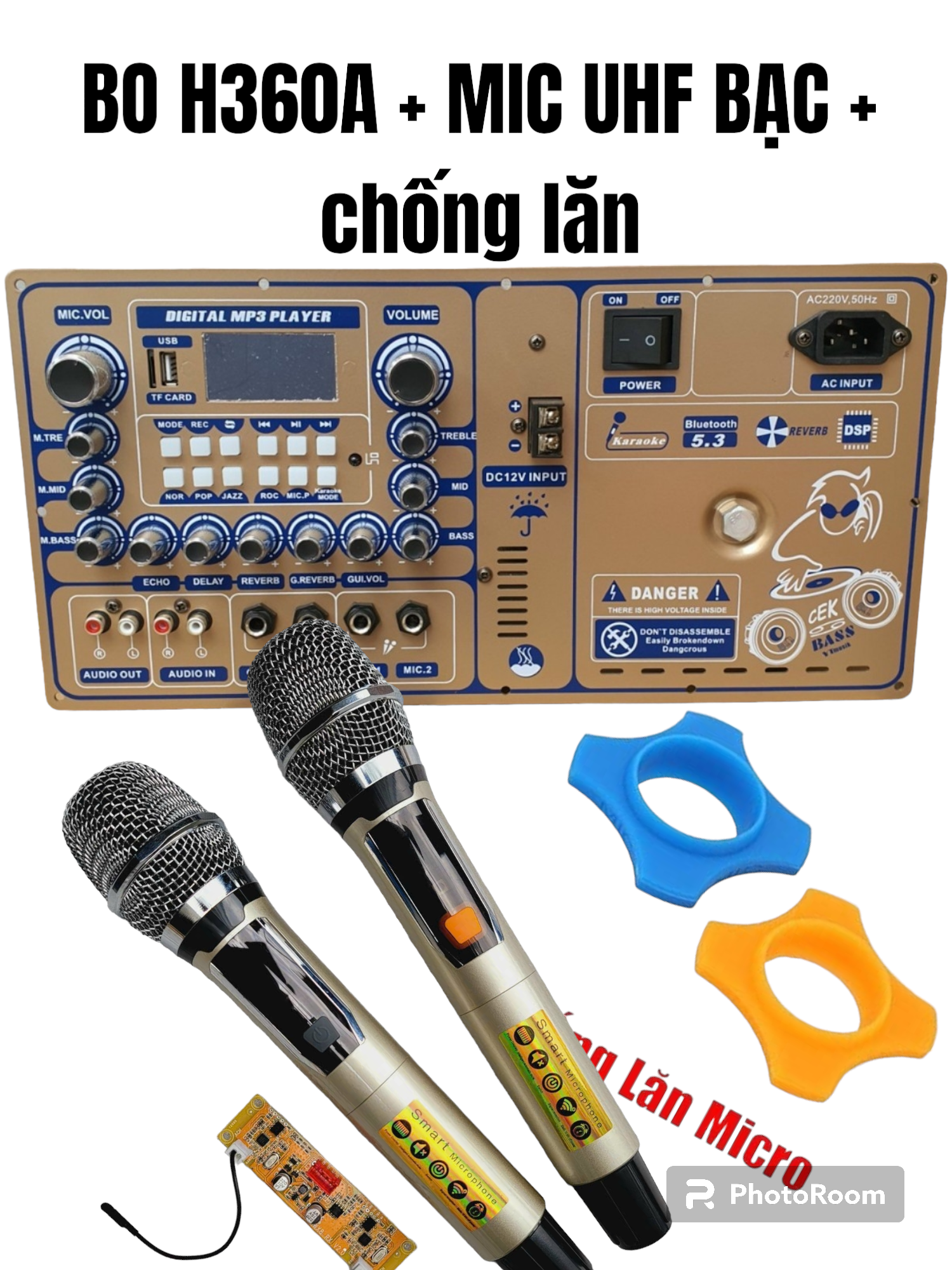 Micro loa kéo UHF Q36, Q38 thân full kim loại chống rỉ ,chống hú tốt , xóng xa ổn định