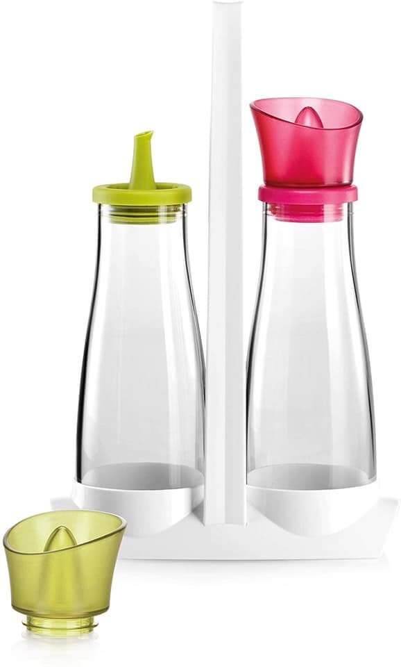 Set 2 bình đựng dầu ăn, giấm ớt Tescoma Vitamino