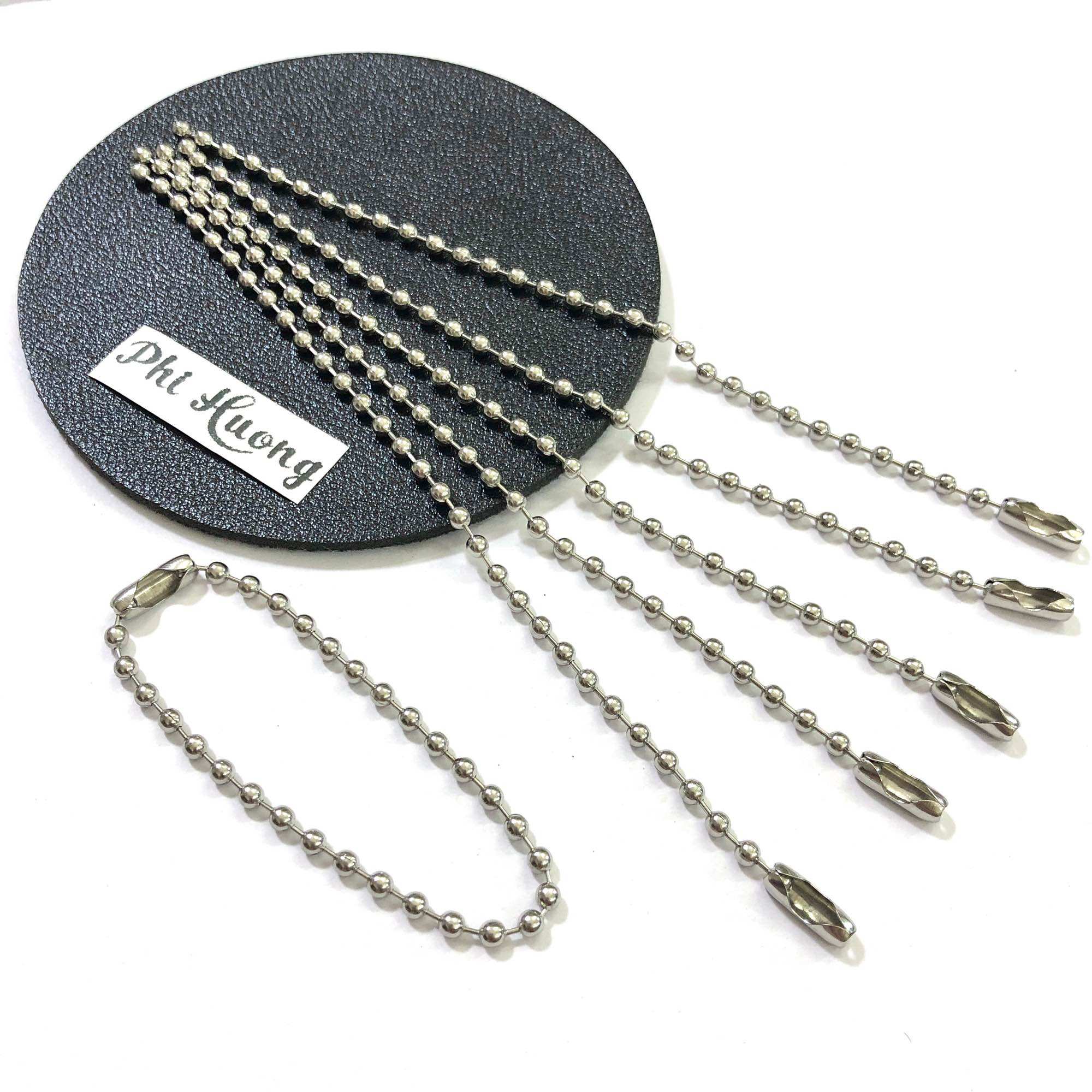 Dây móc khoá điện thoại, dây khoá bi nhiều màu làm phụ kiện handmade