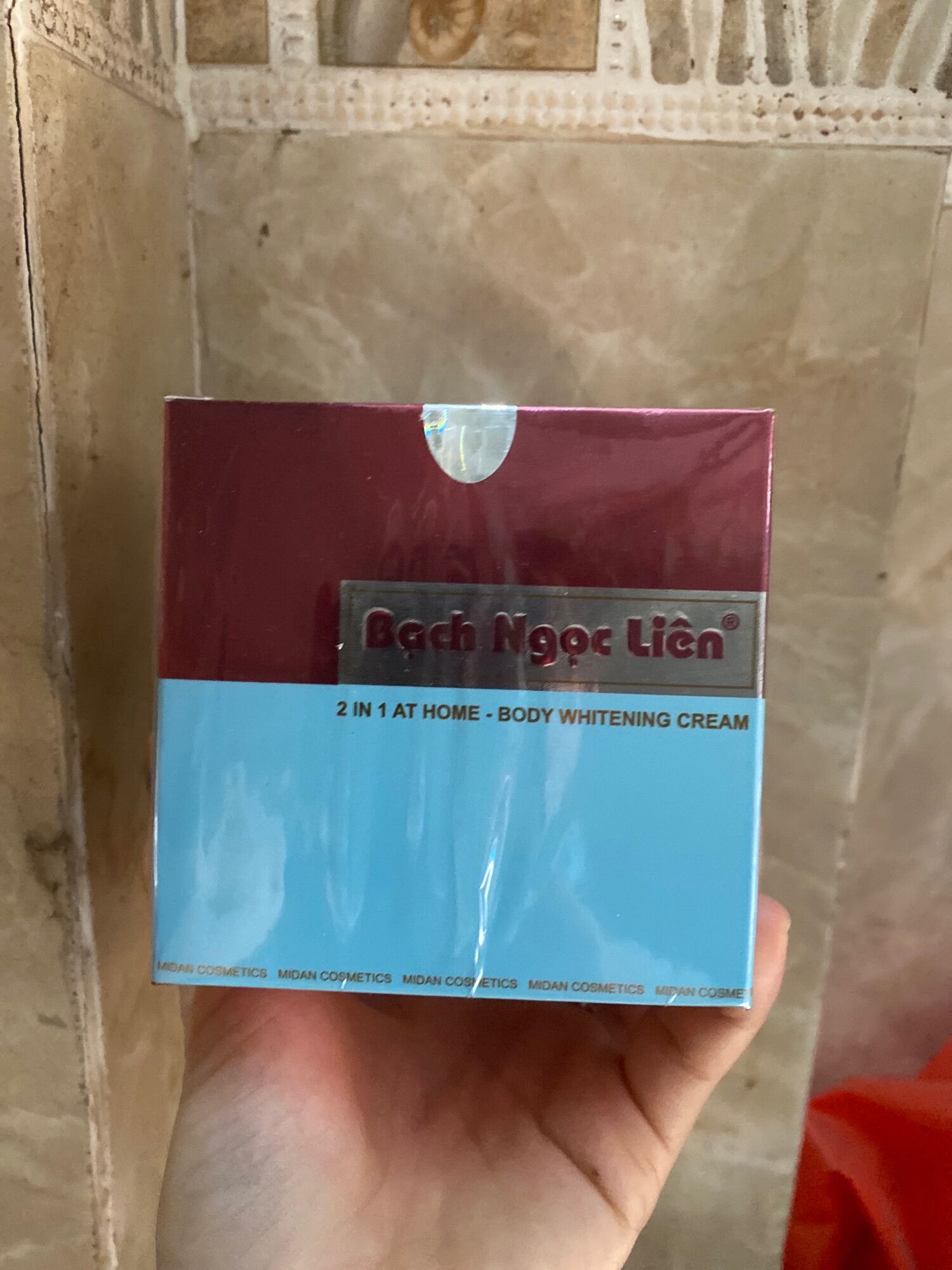 Dưỡng thể bạch ngọc liên 2in1 tại nhà 90g