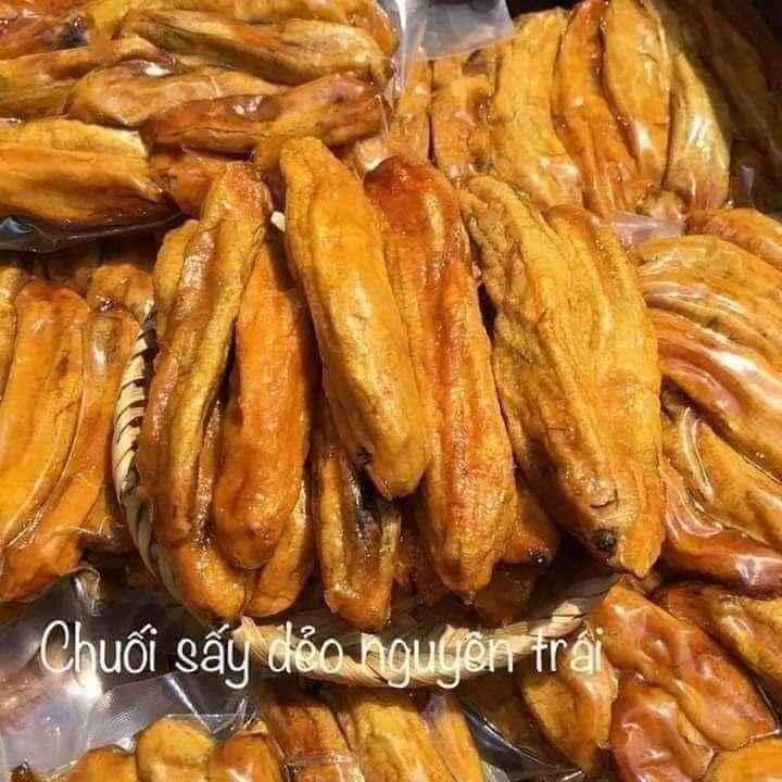CHUỐI SẤY DẺO NGUYÊN TRÁI 500g