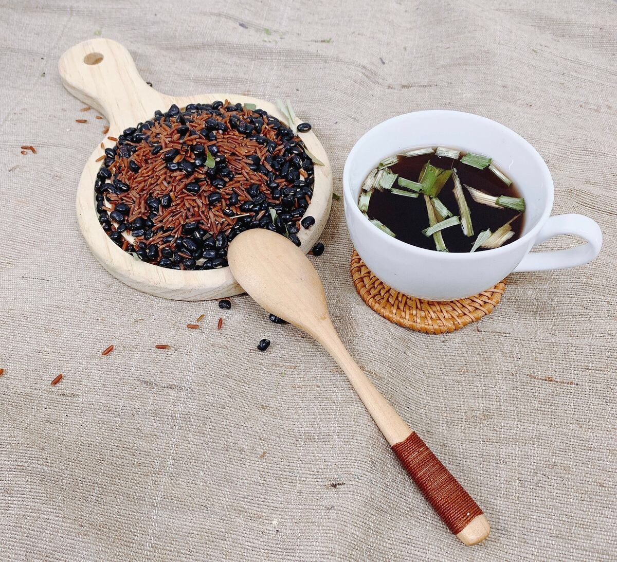 Trà Gạo Lứt Đậu Đen Lá Dứa - Bamboo