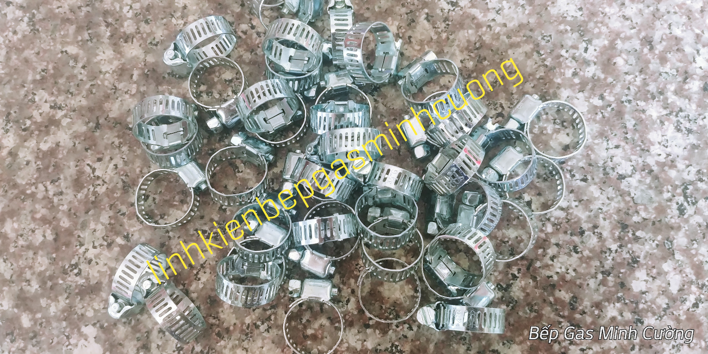 Đai siết ,code, cổ dê siết ống dây gas.