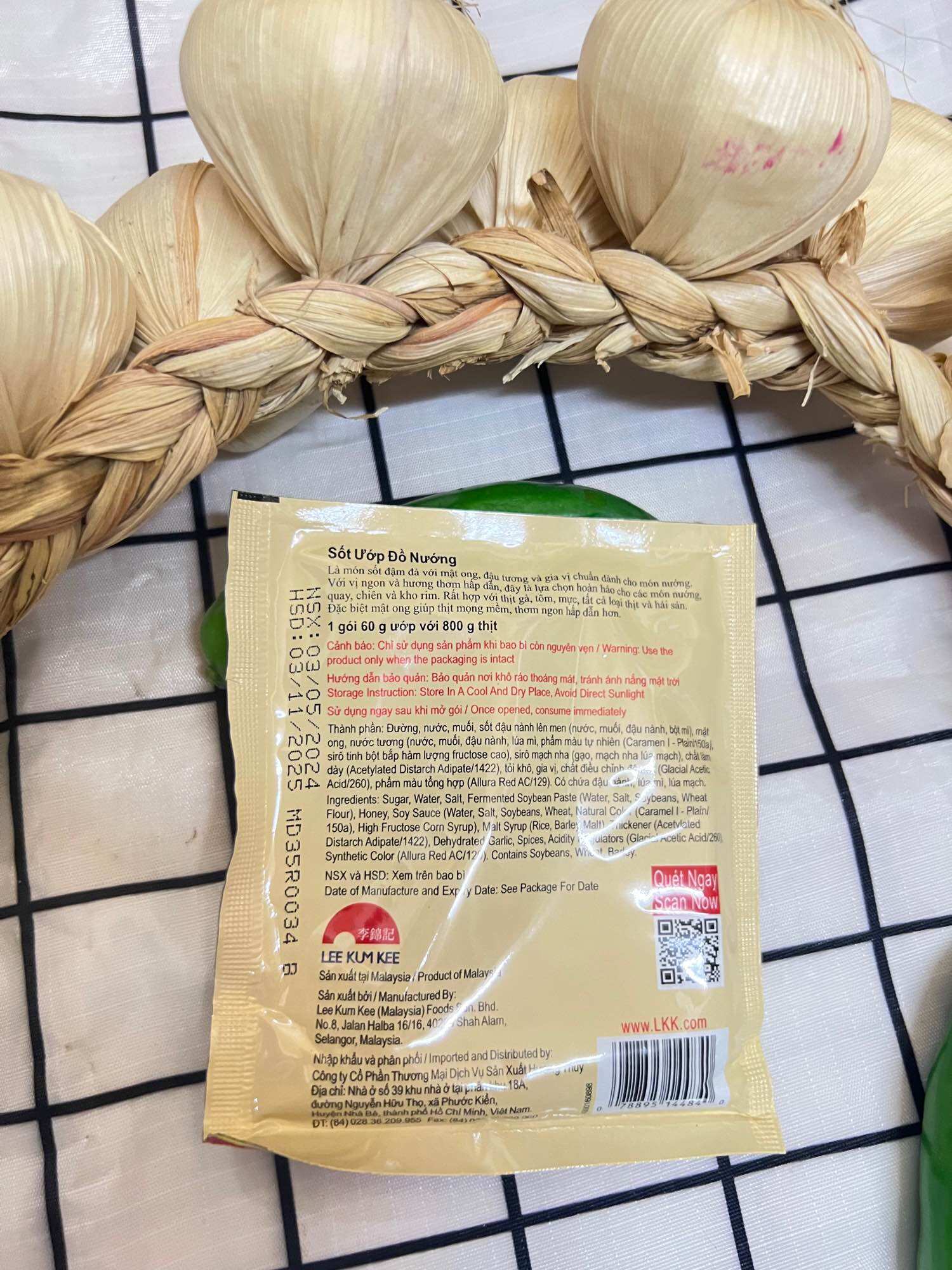 SỐT ƯỚP ĐỒ NƯỚNG LEE KUM KEE GÓI 45GR