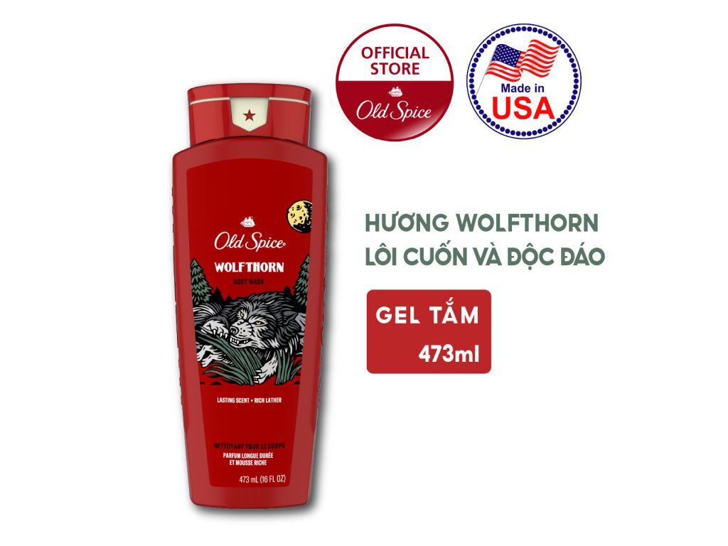 Sữa Tắm Old Spice Dành Cho Nam 532ml