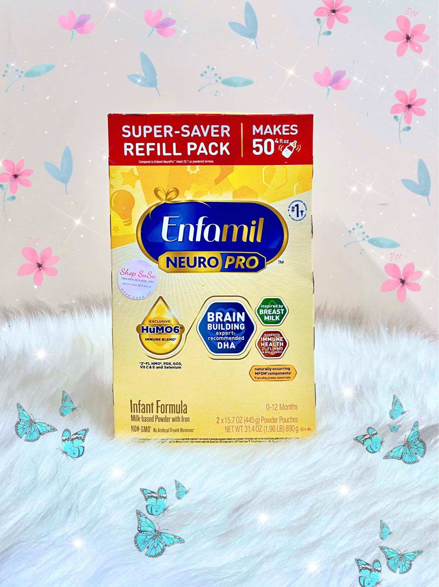 (NỘI ĐỊA MỸ) Sữa Enfamil Neuro Pro NON-GMO Infant Formula 1030g