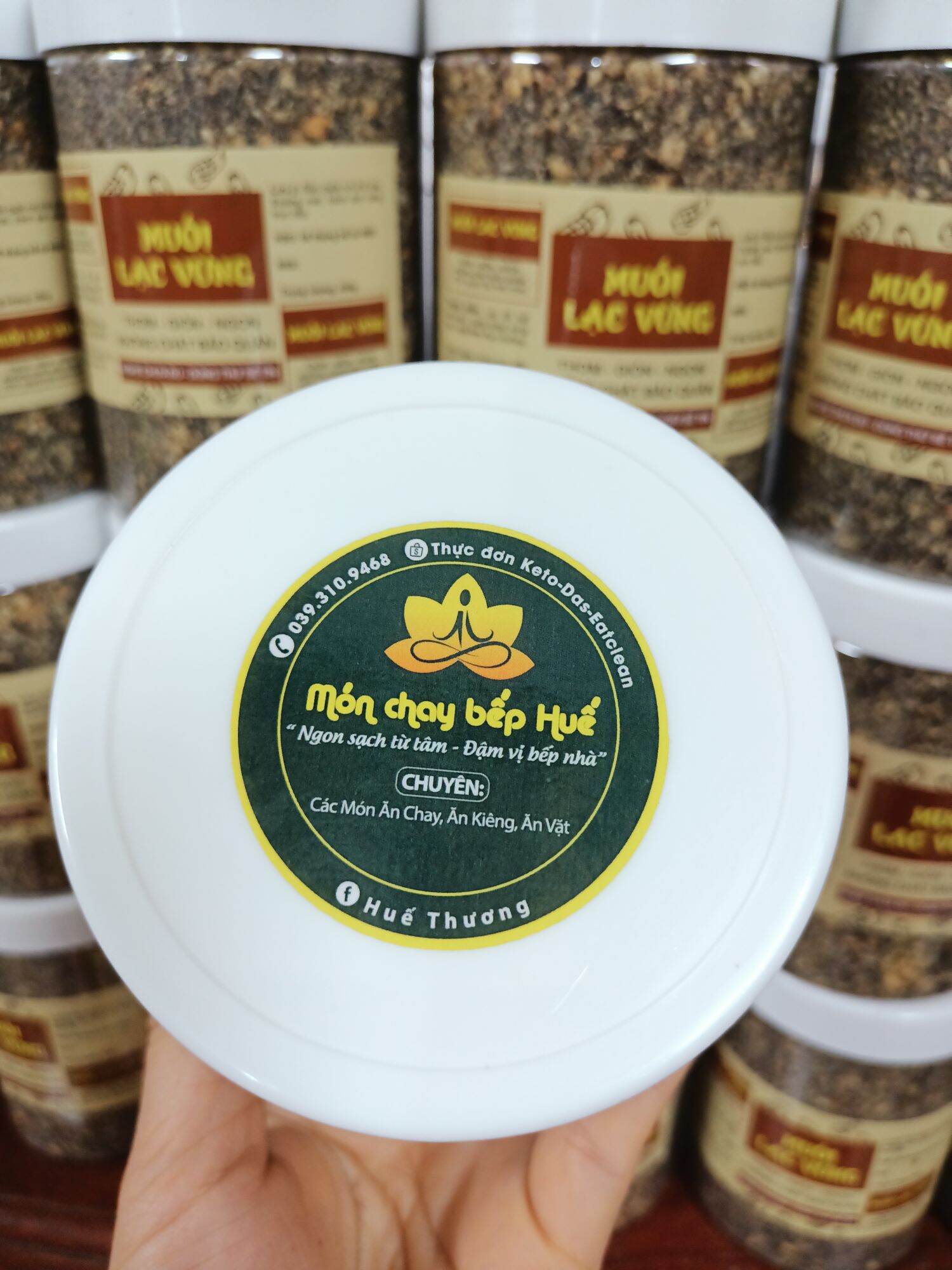 500g muối lạc vừng thơm ngon (Lạc đỏ vừng đen)