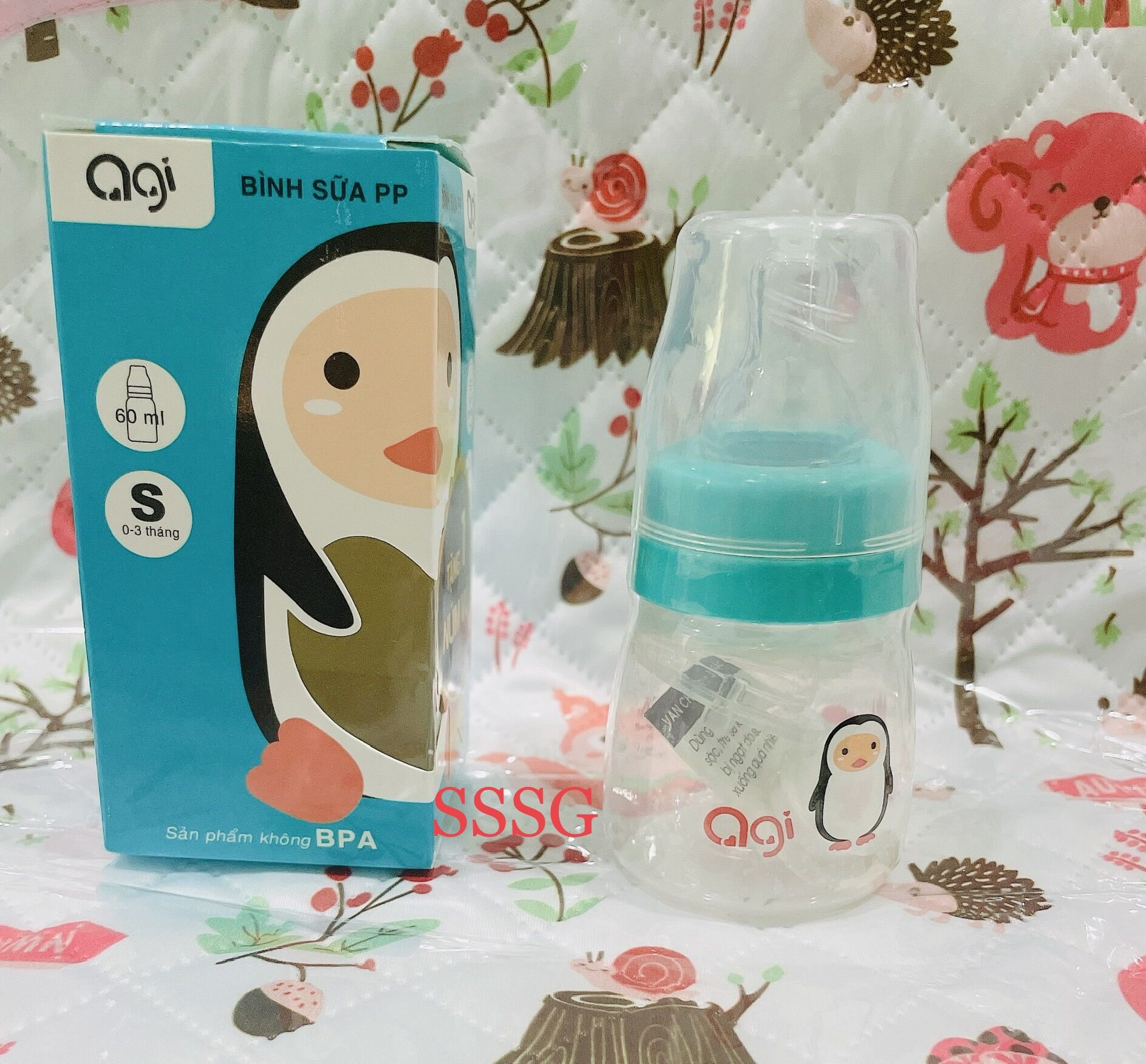 Bình sữa PP Agi 60ml, 140ml, 250ml