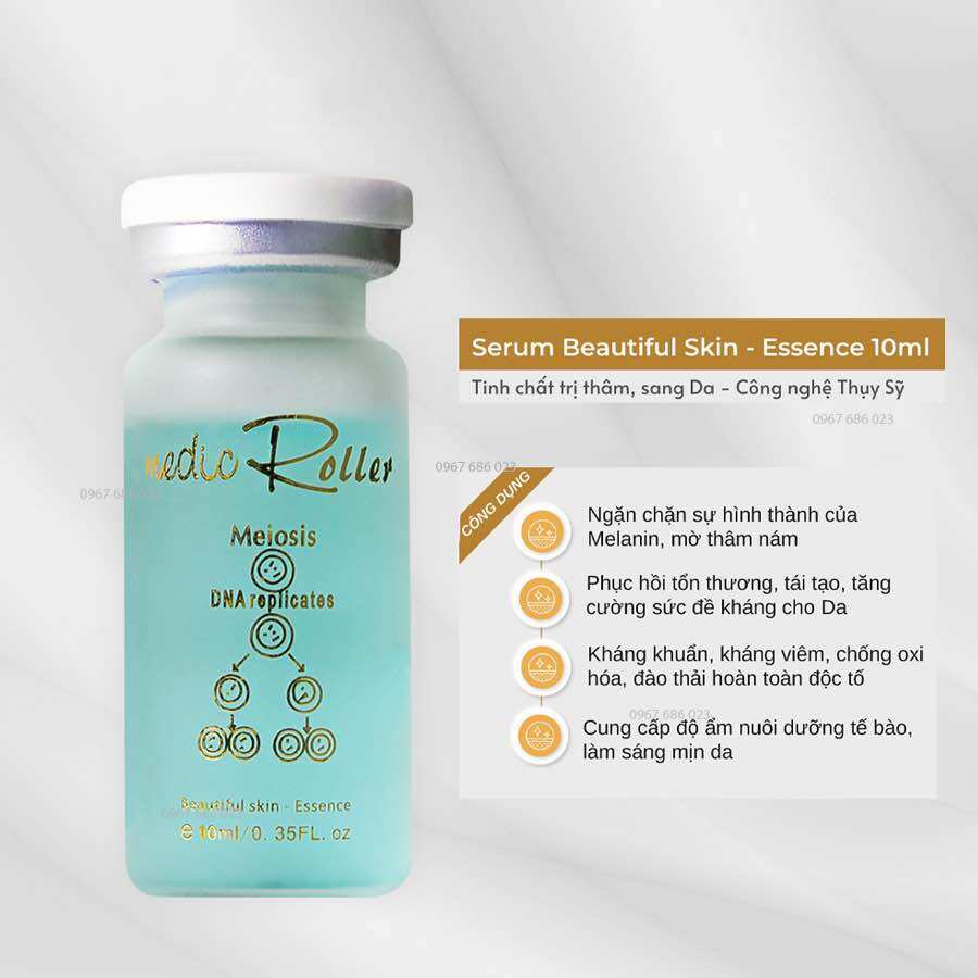 Serum thâm nám, thâm mụn Medic Roller 10ml Thụy Sỹ