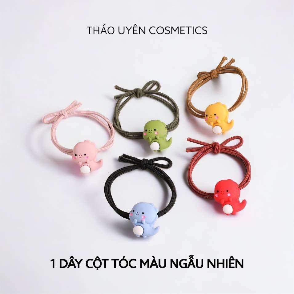 1 Dây buộc tóc khủng long màu ngẫu nhiên