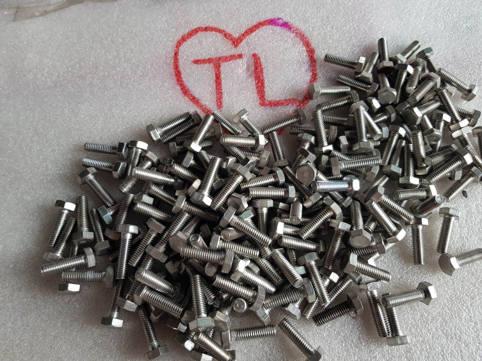 ốc inox 6ly2 phân (loại tốt)(5 con)