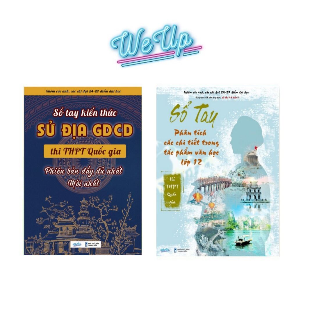 Combo 2 Cuốn Sổ Tay Kiến Thức Sử Địa GDCD Và Sổ Văn