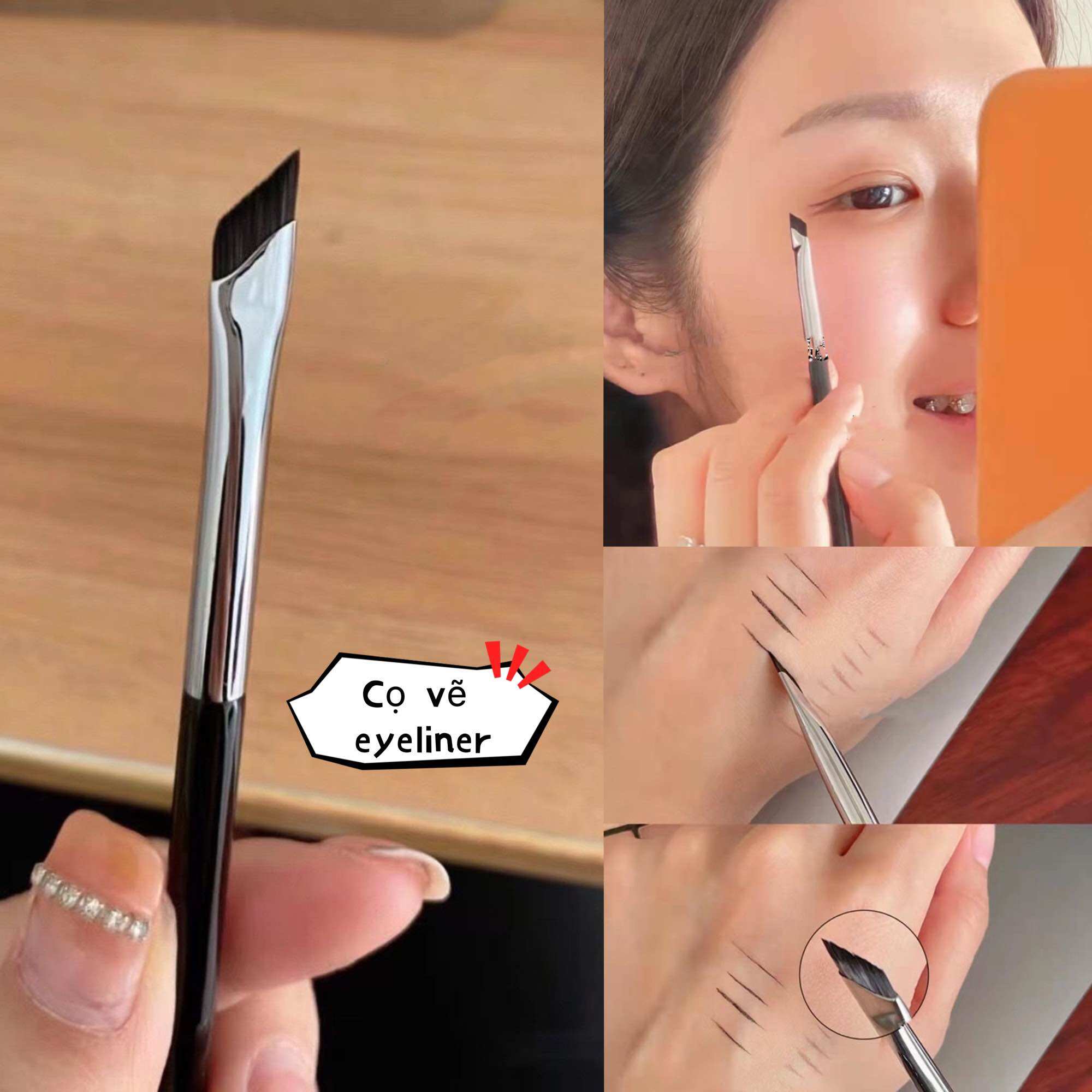Cọ xéo kẻ mắt eyeliner Tgbeauty