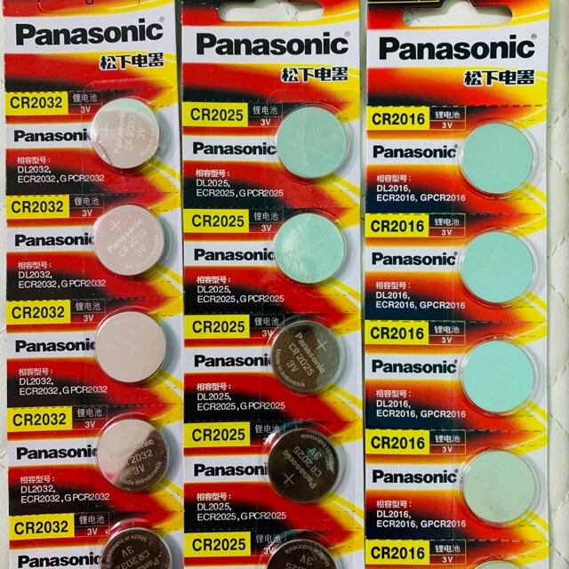Pin Khuy Cúc Áo Panasonic CR2032 - CR2025  - CR1220(1 viên)