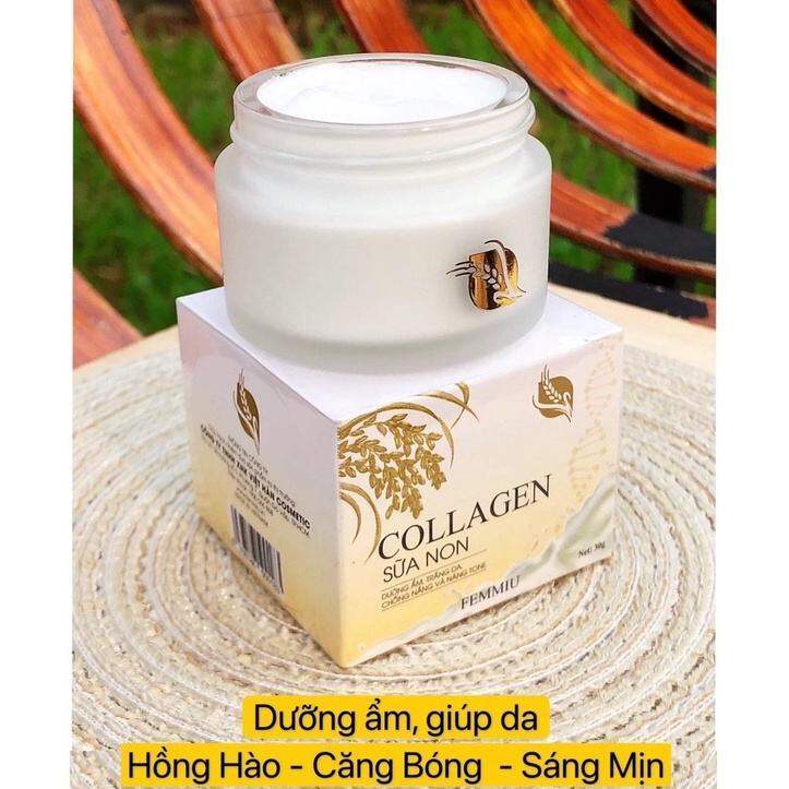 Kem Dưỡng Trắng Da Mặt Kem Face Collagen Sữa Non