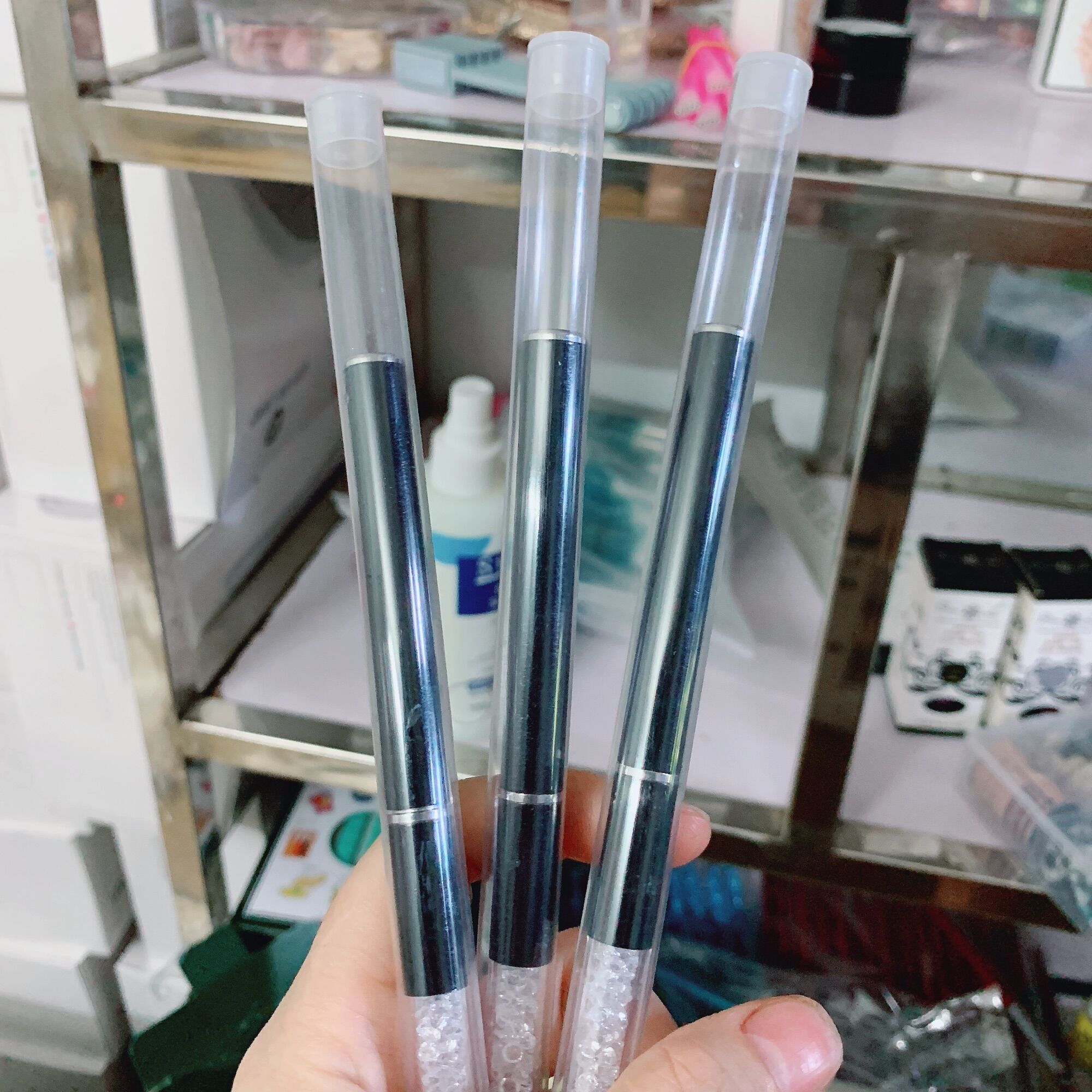 Cọ nét cán đá, cọ nét nail, cọ vẽ nét