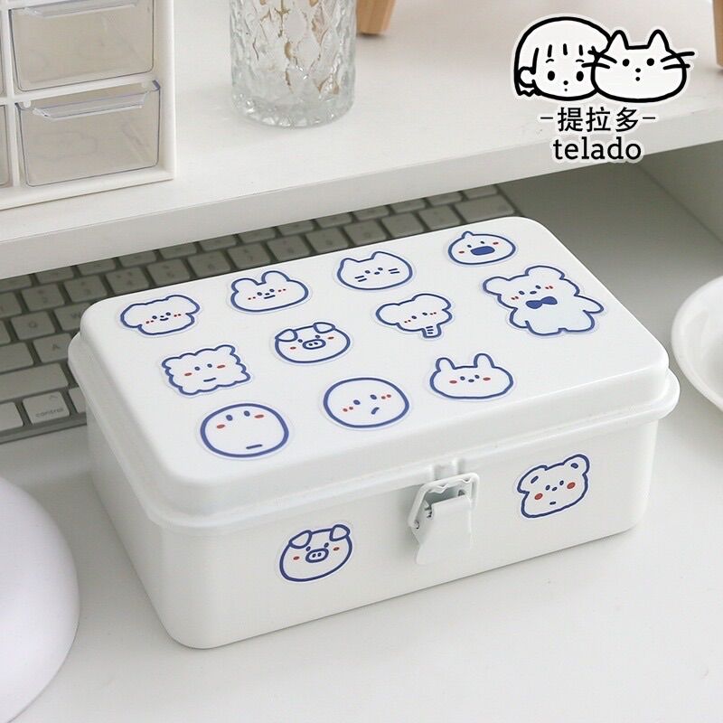 Set Nhãn Dán Sticker Trong Suốt Chống Thấm Nước