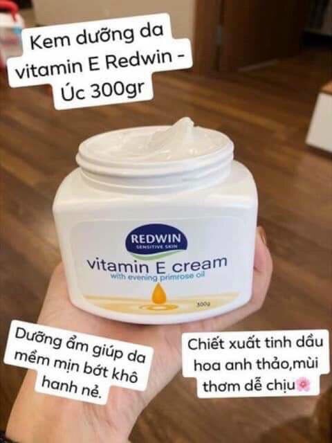 Dưỡng ẩm vitamin E