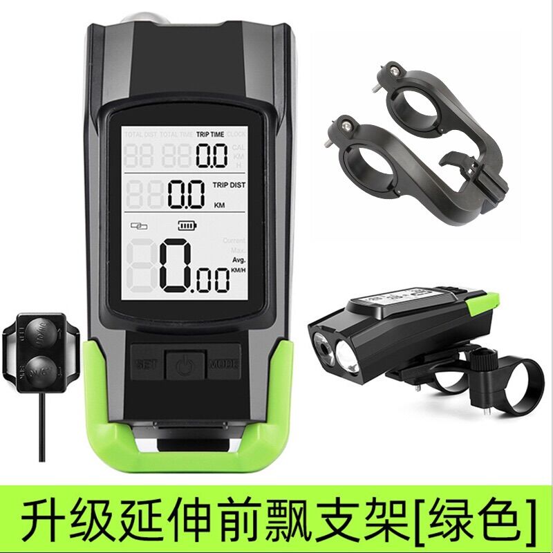 Đèn kiêm còi đồng hồ tốc độ không dây 3 in 1