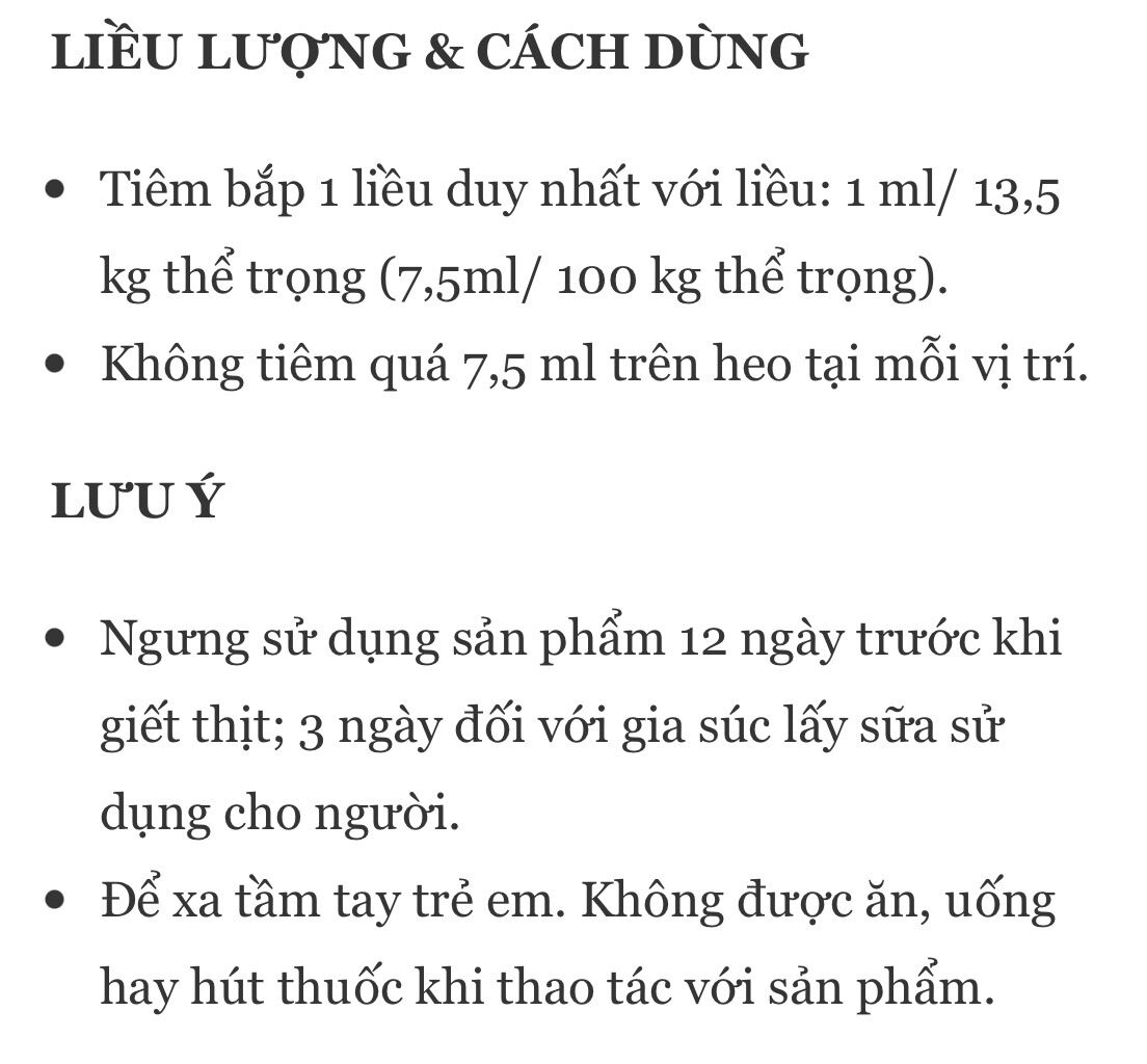 10 ml Batril Max 10% rút lẻ chung dùng trong thú y.