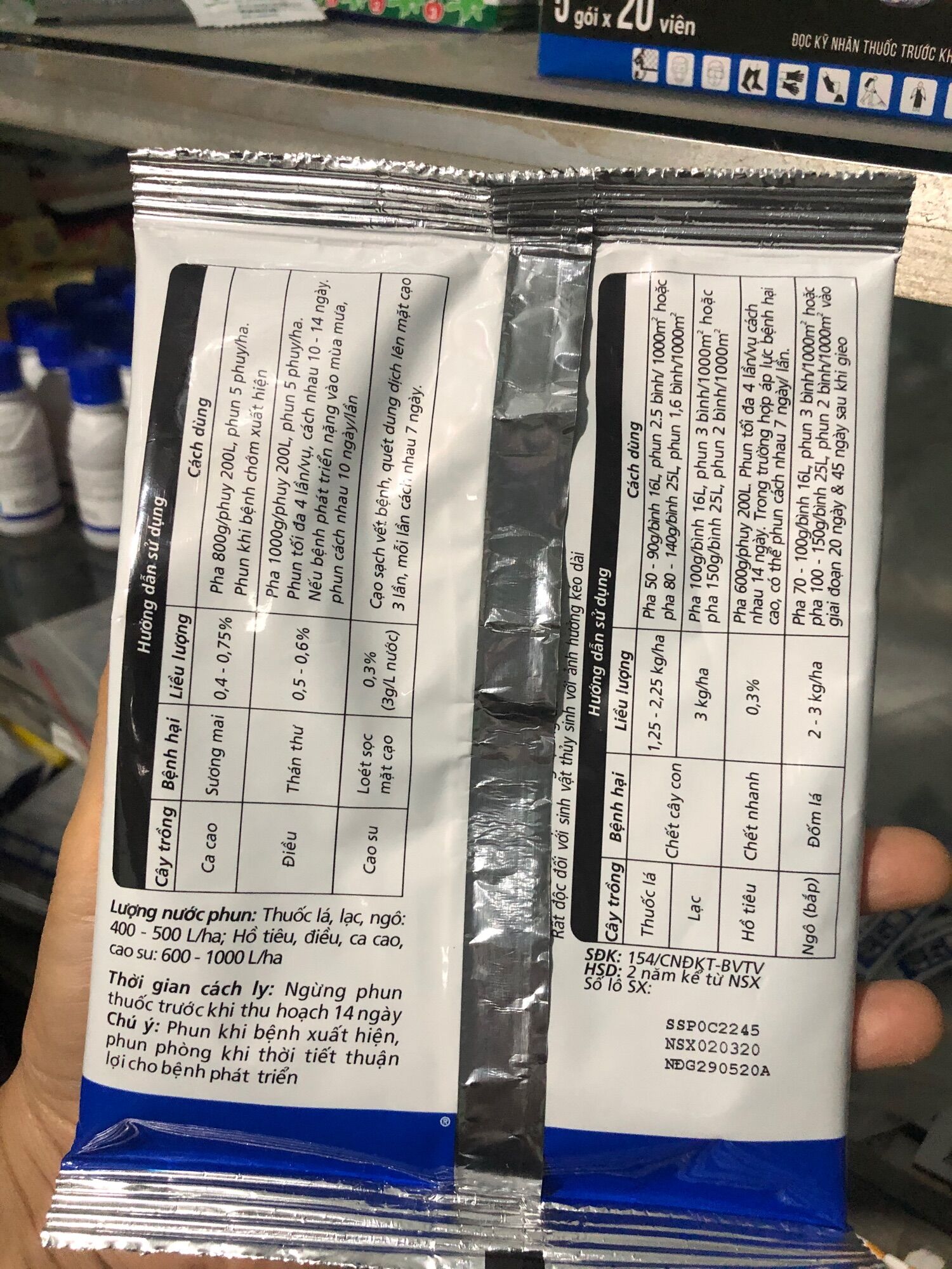 Thuốc trừ bệnh Ridomil- Gold