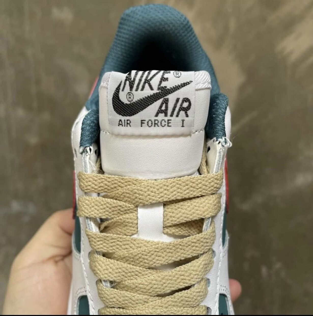 [Full Box Bill] Giày thể thao NikeGucci Giày AF1 GC xanh đỏ nam nữ cao cấp